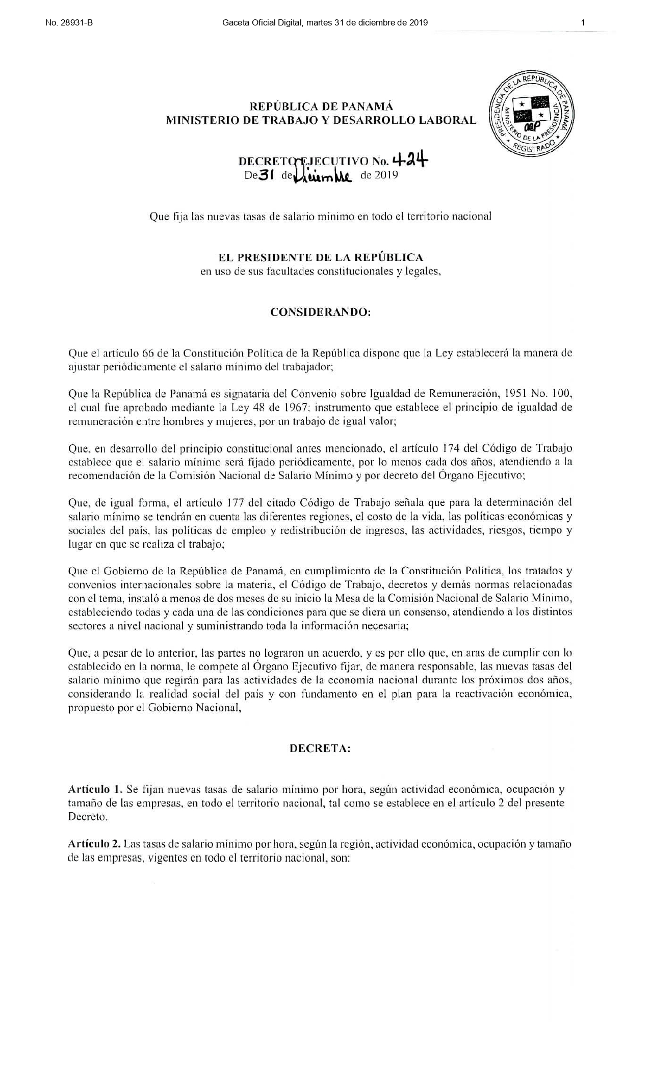 Decreto Ejecutivo No. 424 Salario Mýýnimo_page-0001