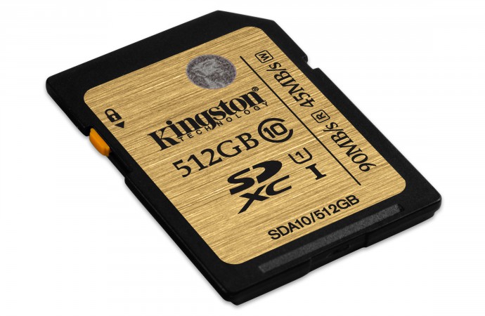 Kingston presenta tarjeta con capacidad de almacenamiento de 512GB 