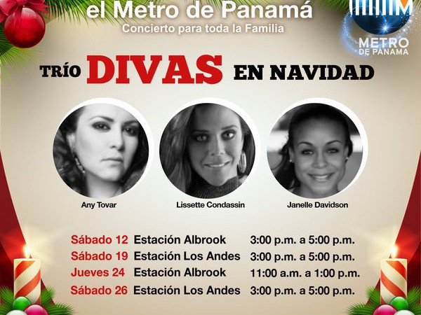 Metro de Panamá te invita a celebrar su segunda navidad con Villancicos