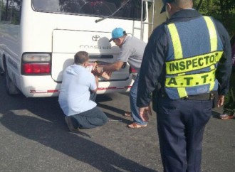 ATTT sancionó conductores tras operativo sorpresa en San Miguelito