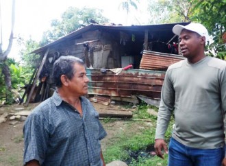 MIVIOT atiende comunidad afectada por fuertes vientos en Chiriquí