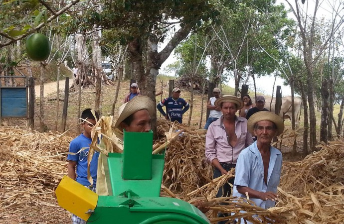 Productores de Las Minas de Herrera acondicionan silos de residuos de cosecha