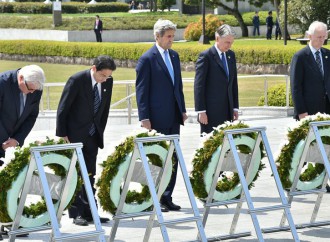Los ministros del G7 pactan en Hiroshima trabajar por un mundo sin armas atómicas