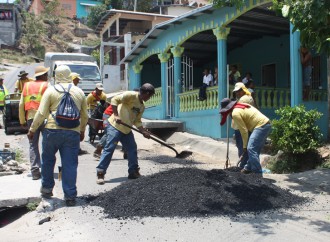 490 toneladas de asfalto utilizadas en Jornada de seguridad y mantenimiento de las vías en San Miguelito
