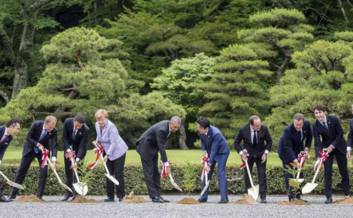 El G7 se compromete a la pronta aplicación del acuerdo sobre cambio climático