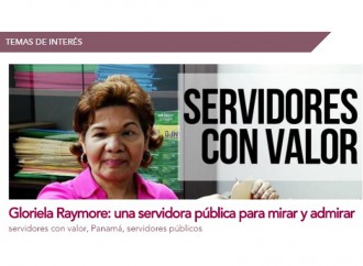 ICEFI destaca labor de la Servidora Pública Panameña Gloriela Raymore