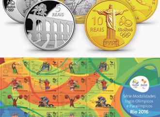 Nuevas monedas y Sellos para conmemorar las Olimpiadas Río 2016 están en tus manos