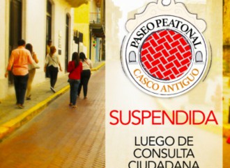 Tras consulta pública quedó suspendido Paseo Peatonal en Casco Antiguo