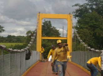 Gobierno concluyó obras del puente sobre el río Estí en Gualaca