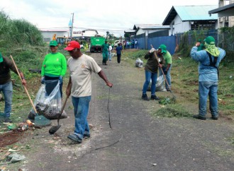 Comunidad y Alcaldía de Panama realizan jornada de limpieza en Juan Diaz