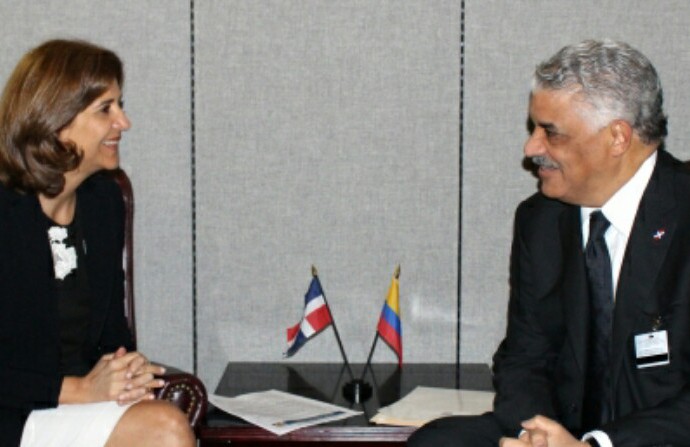 Cancilleres de Colombia y República Dominicana se reunieron en el marco de la Asamblea General de las Naciones Unidas
