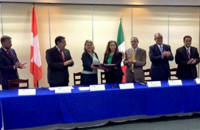 Cooperación Suiza y Proyecto Mesoamérica firman Convenio de cooperación triangular en Gestión de Riesgos