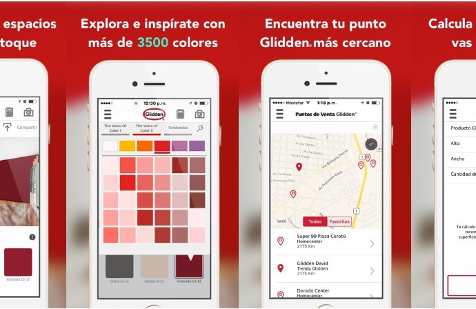 Glidden lanza App para renovar espacios y experimentar con el color