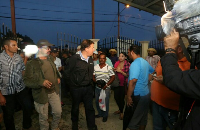 Presidente Varela recorre Arraiján y Panamá Norte para dar respuesta a afectados por las lluvias
