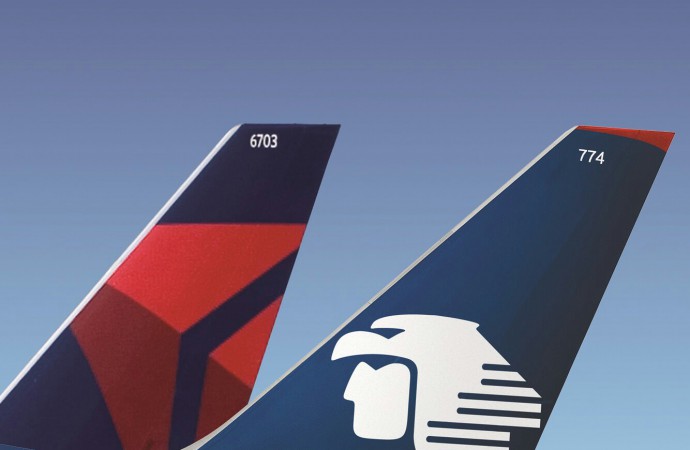 Delta y Aeroméxico anuncian alianza histórica