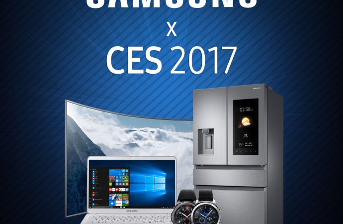 Samsung Electronics es reconocido por diseño e innovación tecnológica en el Consumer Electronics Show de 2017