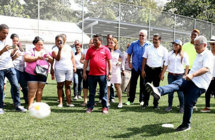 Vecinos de Gonzalillo ya disponen de Cancha de Fútbol
