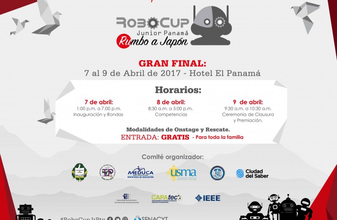 Mañana inicia la Gran Final de la Competencia RoboCupJr rumbo a Japón 2017