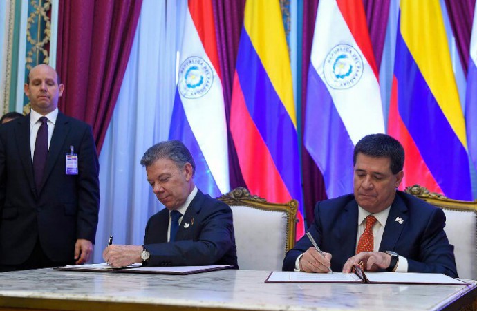 Colombia y Paraguay suscriben acuerdos de cooperación