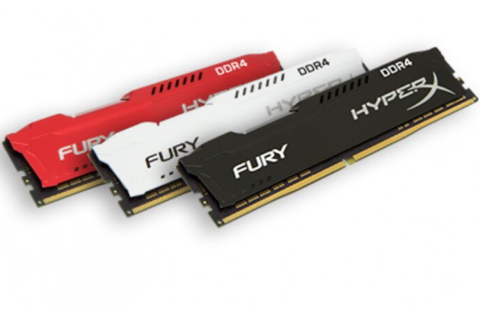 HyperX expande línea de memoria FURY DDR4 con overclocking automático plug-and-play