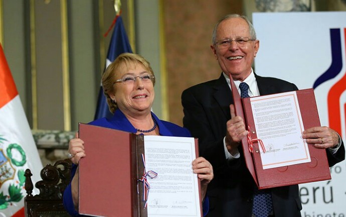 Perú y Chile concluyen Primer Gabinete con más de 100 acuerdos suscritos