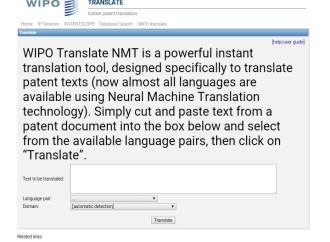 WIPO Translate: La herramienta vanguardista de traducción de documentos de patente