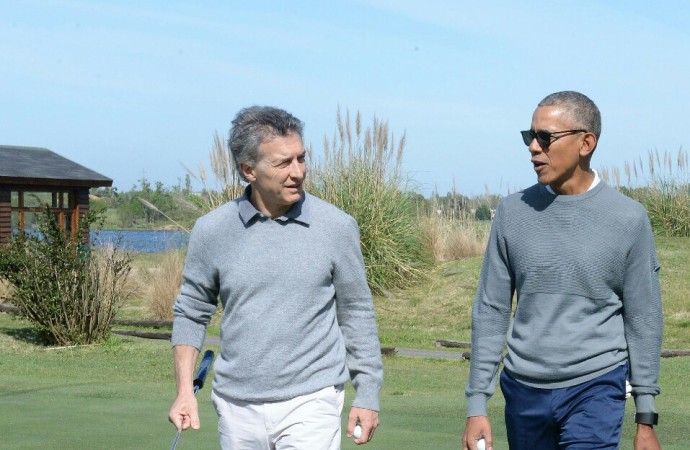 Macri recibió la visita del ex presidente de EE.UU. Barack Obama