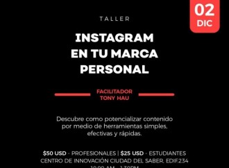 FCdS promueve el Taller: Instagram en tu marca personal