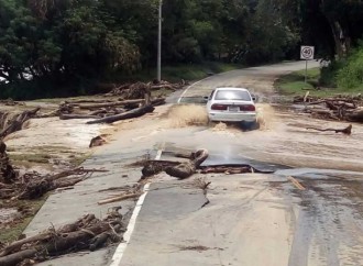 Especialistas del MOP evalúan daños en vías de Barú y Gualaca