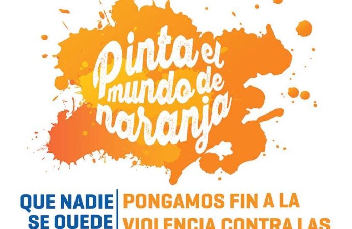 Unidos a la campaña naranja: No a la violencia contra la mujer