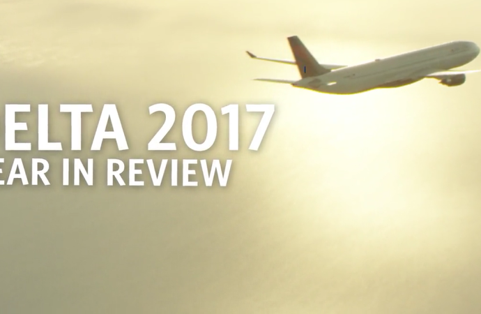El equipo de Delta propulsó el sólido rendimiento de la aerolínea en 2017