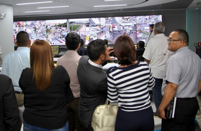 Alcalde Blandón promueve la participación de la empresa privada en el programa de Videovigilancia municipal