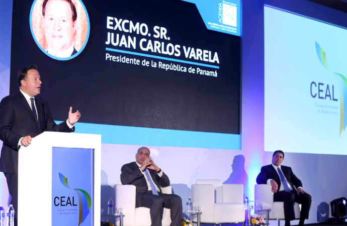 “Panamá cuenta con una economía fuerte y con crecimiento sostenible”, asegura Varela ante el CEAL