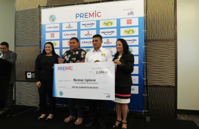 Microemprendedores panameños se destacaron en premiación PREMIC 2017-2018