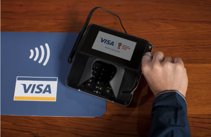 La tecnología de pago sin contacto acciona el cincuenta por ciento del consumo en la Copa Mundial de la FIFA Rusia 2018™