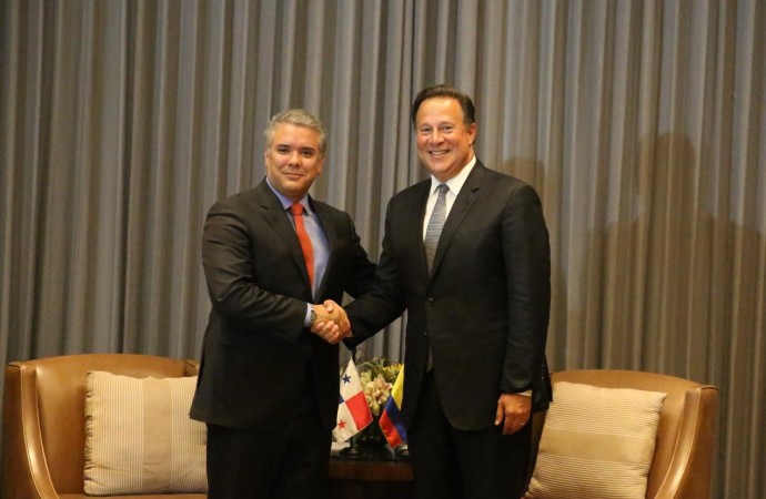Mandatario Varela se reúne con presidente electo de Colombia y dialogan sobre seguridad, comercio y turismo