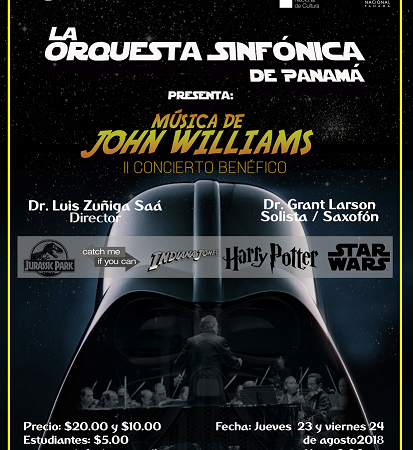 La Orquesta Sinfónica Nacional de Panamá presenta concierto benéfico “Música de John William”