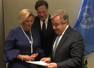 Primera Dama entrega a António Guterres documento que pide a las Naciones Unidas redoblar esfuerzos para garantizar los derechos de los niños