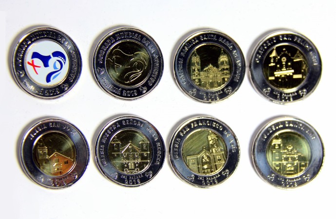 A partir de mañana 8 de octubre, circularán monedas alusivas a la Jornada Mundial de la Juventud