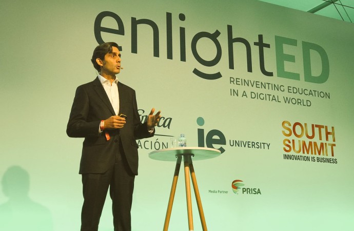 Presidente de Telefónica inauguró “enlightED”, en el marco de South Summit 2018