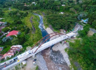 Presidente Varela inaugura nuevo puente vehicular Panamonte sobre el río Caldera, en la provincia de Chiriquí