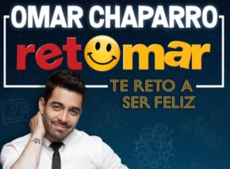 El actor mexicano Omar Chaparro reta al público a cumplir sus propósitos de año nuevo con su conferencia RetOMAR