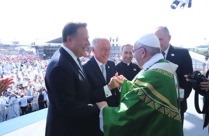 El papa Francisco oficia misa dominical de cierre de la Jornada Mundial de la Juventud Panamá 2019