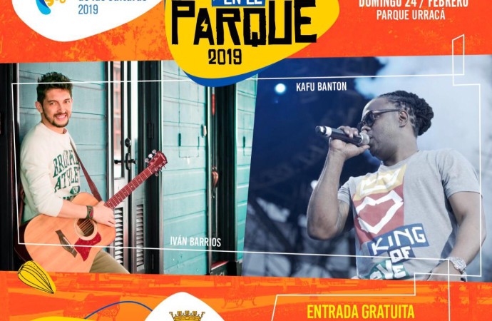 Kafu Banton e Iván Barrios este domingo en Música en el Parque Urracá
