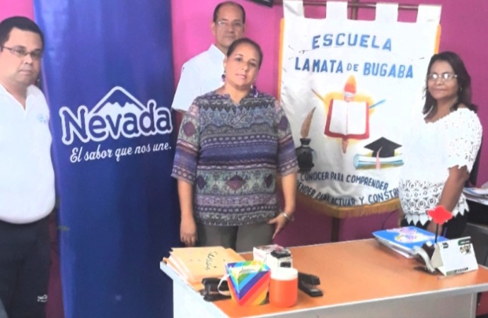 Productos Nevada promueve el bienestar de 350 estudiantes de la Escuela La Mata, en Bugaba