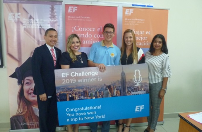 Gran final del EF Challenge del Concurso de Oratoria Internacional para estudiantes de secundaria