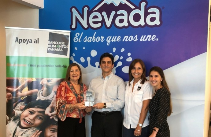 Productos Nevada recibe reconocimiento del Banco de Alimentos Panamá