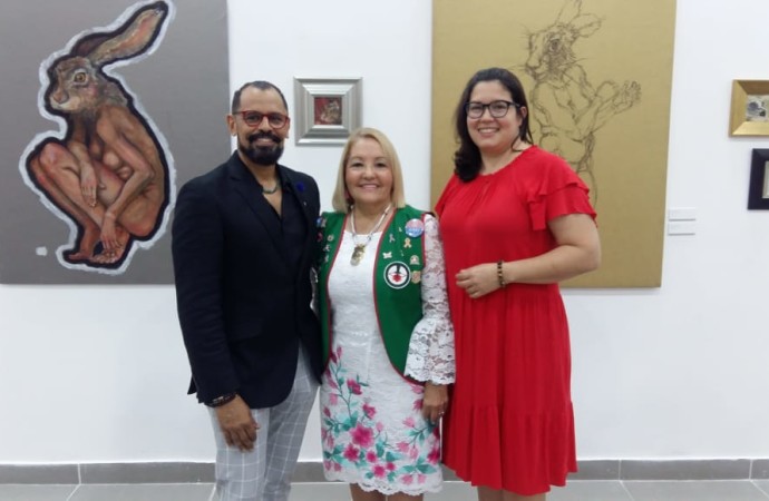 Inauguran exposición “Arte contra el Cáncer by Alessandra Rosas a beneficio de la Asociación Nacional contra el Cáncer”