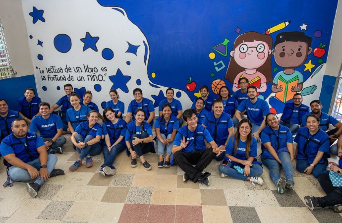 Samsung dio vida a espacios de aprendizaje en Panamá durante el Mes de Voluntariado