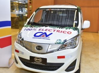 Cervecería Nacional, Truckslogic y Banistmo presentan el primer carro eléctrico dedicado al transporte de carga en Panamá